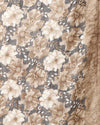 Indiehaat | Kashmiri Silk Printed Saree Taupe & Brown