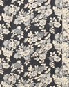 Indiehaat | Kashmiri Silk Printed Saree Black & Beige