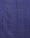 Indiehaat | Kashmiri Silk Printed Saree White & Dark Blue