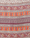 Indiehaat | Kashmiri Silk Printed Saree Off-White & Maroon