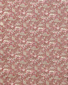 Indiehaat | Kashmiri Silk Printed Saree Maroon & Dusty Rose