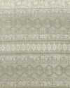 Indiehaat | Kashmiri Silk Printed Saree Olive Green & Pal