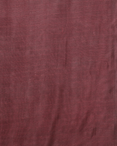 Indiehaat | Kashmiri Silk Printed Saree Maroon & Burgundy