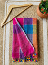Indiehaat | Pure Linen Handloom Saree 