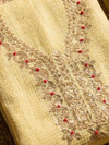 Indiehaat | Kota Cotton Gota Patti Suit Material Beige