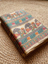 Indiehaat | Ghicha Tussar Madhubani Silk Saree Beige