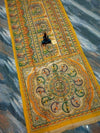 Indiehaat | Ghicha Tussar Madhubani Silk Saree Beige
