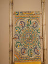 Indiehaat | Ghicha Tussar Madhubani Silk Saree Beige