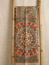 Indiehaat | Ghicha Tussar Madhubani Silk Saree Beige