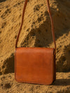 Indiehaat | Pure Leather Sling Bag Tobacco Brown