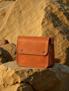 Indiehaat | Pure Leather Sling Bag Oak Brown