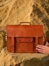 Indiehaat | Pure Leather Laptop Bag Heritage Brown
