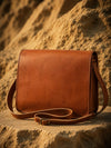 Indiehaat | Pure Leather Laptop Bag Walnut Brown