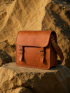 Indiehaat | Pure Leather Laptop Bag Mahogany Brown
