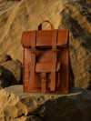 Indiehaat | Pure Leather Backpack Tan Brown