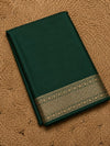 Indiehaat | Green Mashru Katan Silk Saree | Brocade