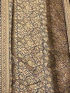 Indiehaat | Black Mashru Katan Silk Saree | Brocade