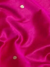 Indiehaat | Pink Mina Mashru Katan Silk Saree | Meenakari