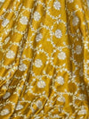 Indiehaat | Yellow Mashru Katan Silk Saree | Brocade