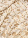 Indiehaat | White Mashru Katan Silk Saree | Brocade