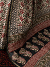 Indiehaat | Beige Chanderi Silk Kalamkari Saree