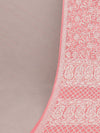 Indiehaat | Peach Georgette Chikankari Saree | Party Wear