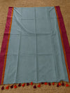 Indiehaat | Blue Mul Cotton Handloom Saree