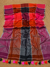 Indiehaat | Mul Cotton Handloom Saree Multicolour