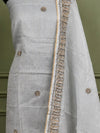 Indiehaat | Kota Doria Gota Patti Embroidered Suit Gray