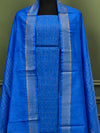 Indiehaat | Kota Silk Zari Woven Three Piece Suit Blue