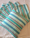 Indiehaat | Jaquard weave Cotton Green Cushion Covers