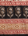 Indiehaat | Blockprinted Cotton Brown Stitched Lehanga