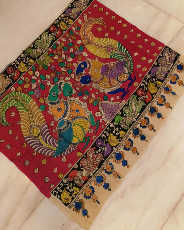 Indiehaat|Bangalori Silk Multicolor Wall Hanging|Unique DÃƒÆ’Ã‚Â©cor