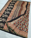 Indiehaat | Chanderi Silk Kalamkari Beige Saree