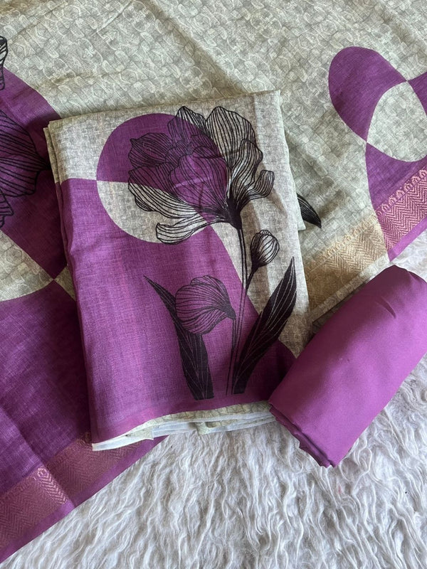 Indiehaat | Brocade Weaving Linen Suit Green