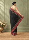 Gilded Grace Kota Cotton Gota Patti Saree Black