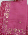 Indiehaat | Kota Cotton Gota Patti Pink Saree