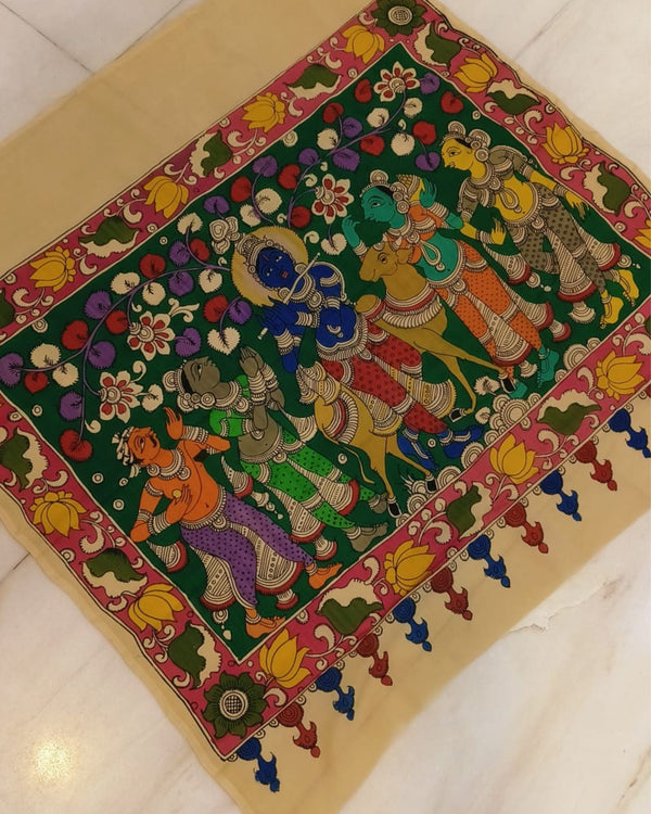 Indiehaat|Bangalori Silk Multicolor Wall Hanging|Unique DÃƒÆ’Ã‚Â©cor