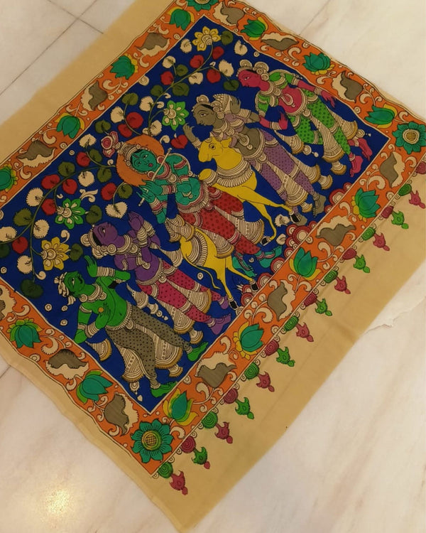 Indiehaat|Bangalori Silk Multicolor Wall Hanging|Unique DÃƒÆ’Ã‚Â©cor