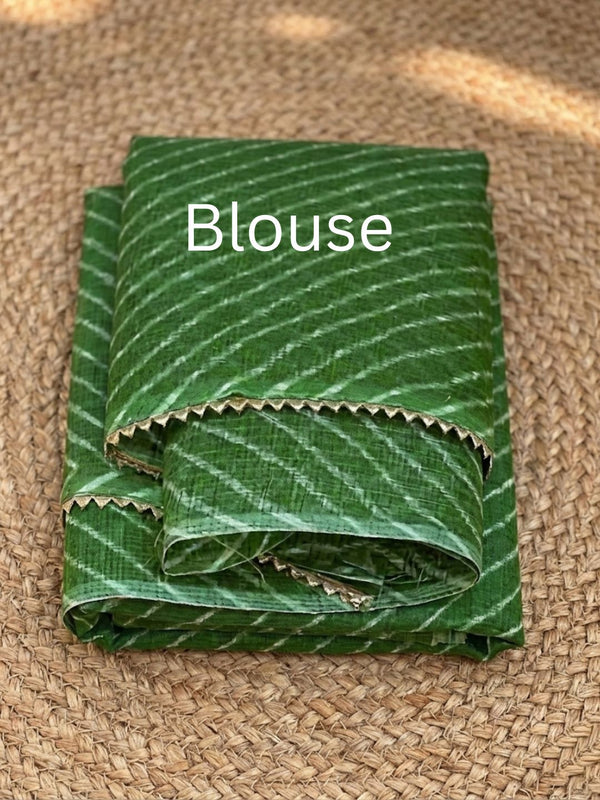 Pankhudi Jugnu Checks Gota Patti Orange Saree