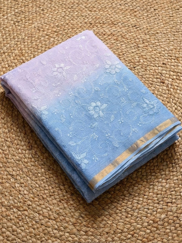 Timeless Pure Cotton Kota Doria Multicolor Saree