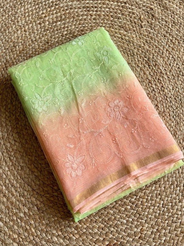 Versatile Pure Cotton Kota Doria Multicolor Saree