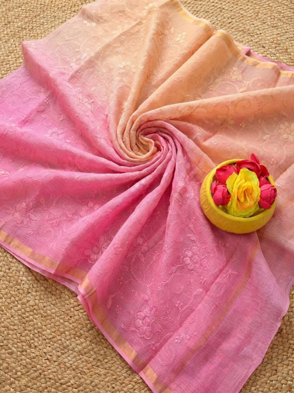 Sophisticated Pure Cotton Kota Doria Multicolor Saree