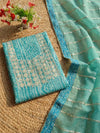 Glimmering Sea Green Kota Dori Suit (Top+Bottom+Dupatta)