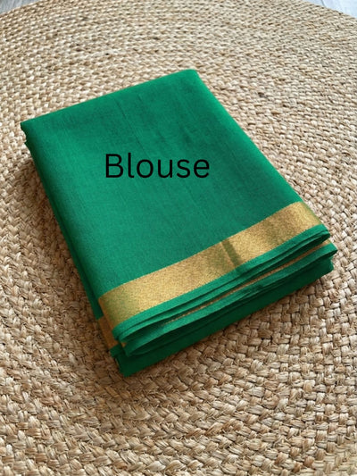 Noor Bandhej Pure Kota Silk Saree Green