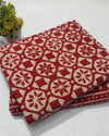 Indiehaat | Blockprinted Cotton Suit (Top & Bottom) Red