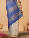 Handloom Kota Silk Joyful Beige & Blue Saree