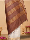 Handloom Kota Silk Unique Beige & Brown Saree