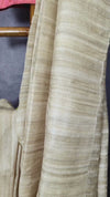 Silkmark Ghicha Tussar Thoughtful Beige Saree