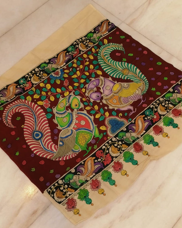 Indiehaat|Bangalori Silk Multicolor Wall Hanging|Unique DÃƒÆ’Ã‚Â©cor